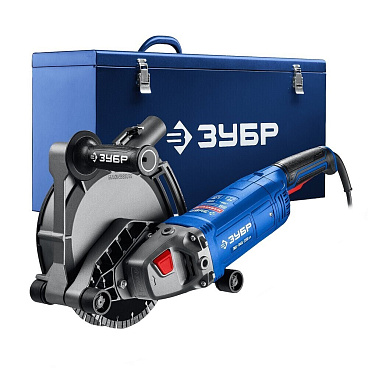 Штроборез электрический Зубр ЗШ-П45-2200 ПТК 2200 Вт d180 мм без дисков