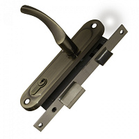 Замок врезной Punto LOCKSET16.CRONA.4070-1 AB для входной двери под цилиндр бронза 5 ключей