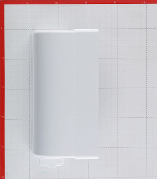 Колено вертикальное пластиковое для плоских воздуховодов 60х204 мм 90°