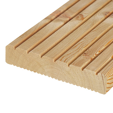 Доска террасная 27х143х2000 мм лиственница сорт АВ S раб.=0,286 кв.м