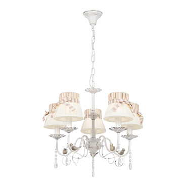 Люстра подвесная Freya Gift E14 300 Вт 20 кв.м (FR5122PL-05WG)