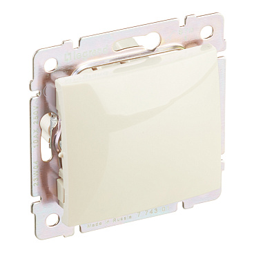 Выключатель Legrand Valena одноклавишный встраиваемый слоновая кость (695600)