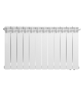 Радиатор биметаллический Rifar Base Ventil 500 мм 12 секций 3/4 нижнее правое подключение белый