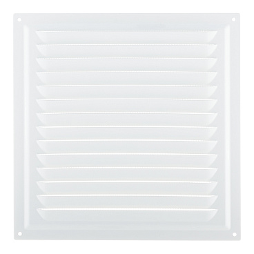 Решетка вентиляционная стальная Era 250х250 мм с сеткой белая