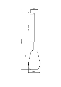 Подвесной светильник Maytoni MOD271PL-01B8