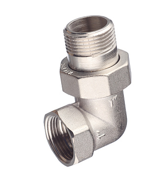 Американка угловая Valtec 1 ВР(г) х 1 НР(ш) латунная (VTr.098.N.0006)