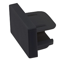 Заглушка для однофазного шинопровода Ritter Artline черная (23120 6)