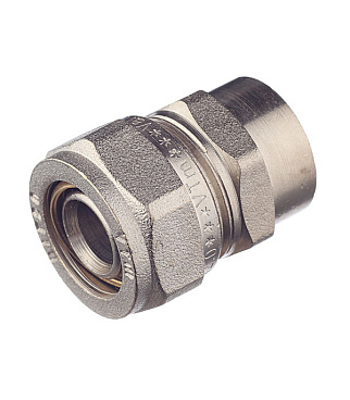 Соединитель прямой VALTEC (VTm.302.N.002004) 20 обж(ц) х 1/2 ВР(г)