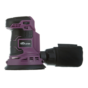 Шлифмашина эксцентриковая аккумуляторная КМ АТОМ 18 В d125 мм без АКБ и ЗУ (CES-181)