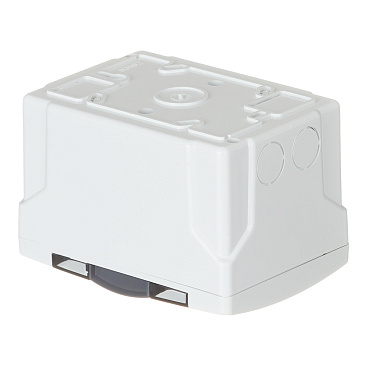 Щит распределительный навесной Makel ЩРН-П-2 пластиковый IP40 140х100х92 мм 2 модуля белый