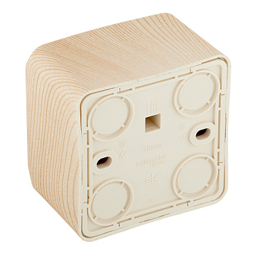 Розетка телефонная Systeme Electric Этюд накладная сосна (TELA-001D)