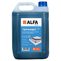 Добавка пластификатор для бетонных полов с подогревом АльфаБетон Термобетон 5 л