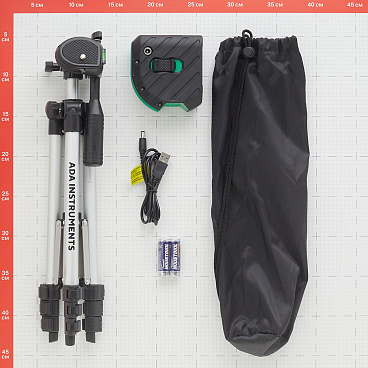 Уровень лазерный Ada Armo 2D Green Professional Edition со штативом (А00575)