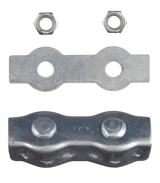 Зажим троса duplex d5 мм