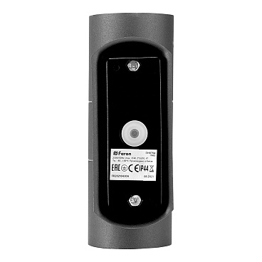 Светильник садово-парковый настенный Feron Техно серый GU10 60 Вт IP44 (11882)