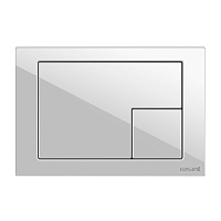 Клавиша смыва для инсталляций Cersanit Corner белая (64077)