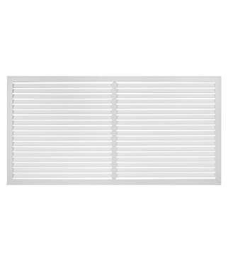 Решетка вентиляционная ПВХ Era ПР 600х1200 мм белая