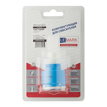 Картридж для смесителя короткий Lemark d35 мм с керамическими пластинами (LM8503P-BL)