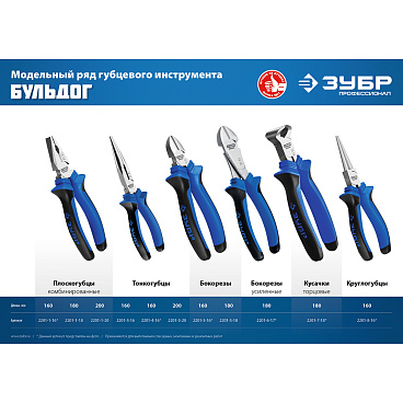 Бокорезы Зубр Профессионал 160 мм (2201-5-16_z02)