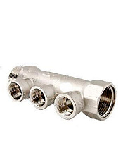 Коллектор Valtec 1 ВР(г) х 3 выхода 1/2 ВР(г) х 1 НР(ш) (VTc.550.N.0603)