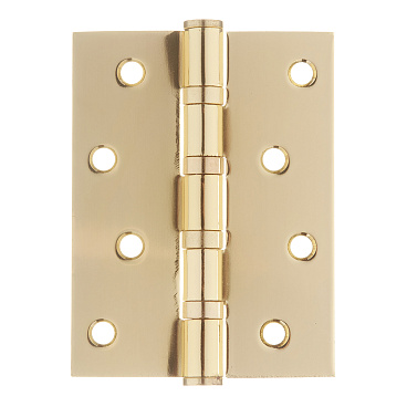 Петля Corsa Deco карточная универсальная неразъемная 100х75 мм латунь