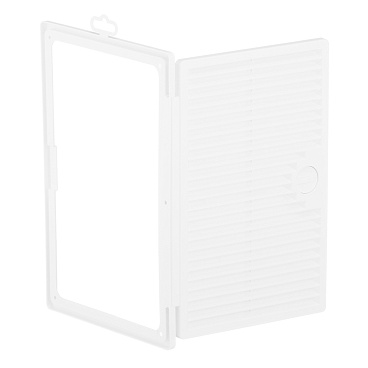 Люк ревизионный Era Декофот пластиковый 200х300 мм накладной с решеткой