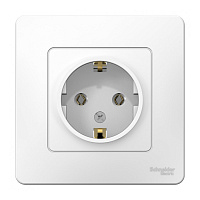 Розетка Systeme Electric Blanca встраиваемая белая (BLNRS001011)