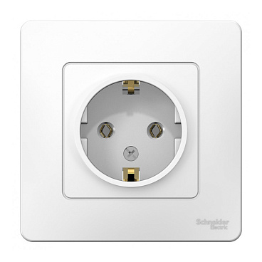 Розетка Systeme Electric Blanca встраиваемая белая (BLNRS001011)
