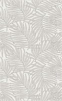 Плитка декор Kerama Marazzi Тессуто листья серая 400x250x8 мм