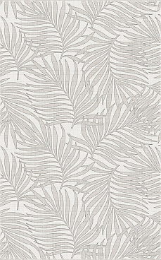 Плитка декор Kerama Marazzi Тессуто листья серая 400x250x8 мм