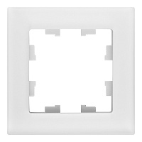 Рамка Systeme Electric AtlasDesign Nature одноместная белая (ATN330101)