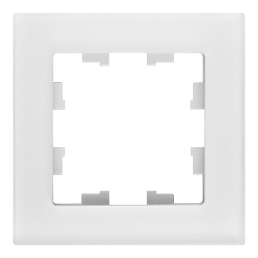 Рамка Systeme Electric AtlasDesign Nature одноместная белая (ATN330101)