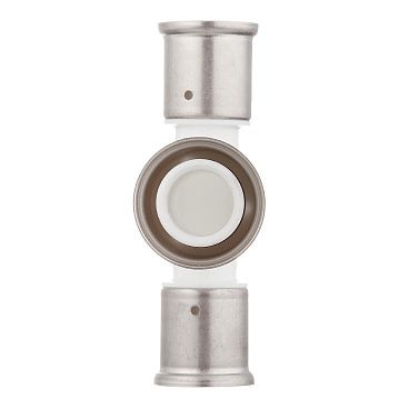 Тройник Henco (12PKW-263226) 26(пресс) х 32(пресс) х 26(пресс) PVDF белый