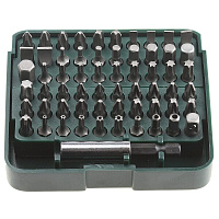 Набор бит Kraftool Grand-61 (26140-H61) PH/PZ/SL/TORX/HEX/SQ 25 мм с адаптером (61 шт.)