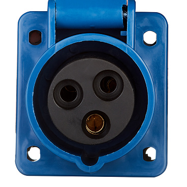 Розетка силовая настенная EKF PROxima 2Р+РЕ 16 А 220 В IP44