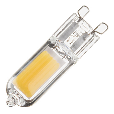 Лампа светодиодная Navigator G9 3 Вт 3000К теплый свет 220 В капсула заостренная (614892/61489)