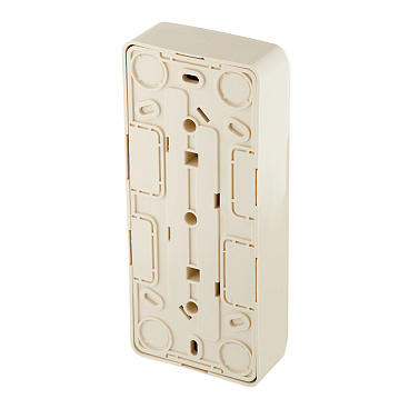 Розетка Systeme Electric Этюд накладная кремовая со шторками (PA16-010K)