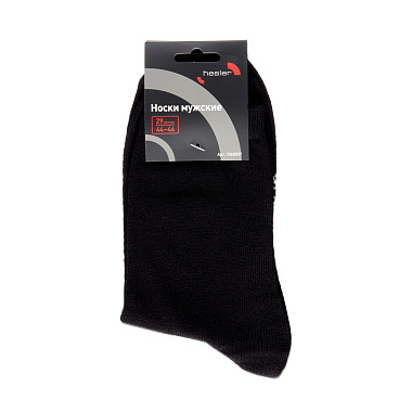 Носки мужские Hesler кардная пряжа 44-46 черные