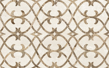 Глория Декор бежевый 01 25х40