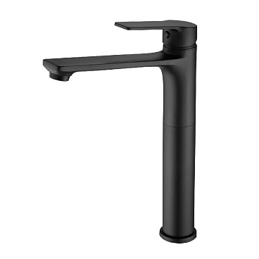 Смеситель для раковины высокий Esko Singapore однорычажный черный (SB 25)