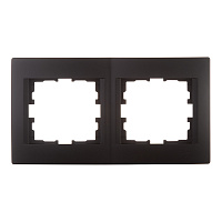 Рамка Lezard Karina двухместная черный бархат (707-4200-147)