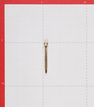 Саморезы для массивной доски 35x3,2 мм желтые (500 шт.)