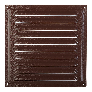 Решетка вентиляционная стальная Ore 195х195 мм коричневая