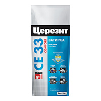 Затирка цементная Церезит CE 33 comfort 43 багамы бежевая 2 кг