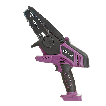 Мини-пила цепная аккумуляторная КМ АТОМ 18 В 4" шаг 1/4" паз 1,1 мм 32 звена без АКБ и ЗУ (CMCS-181)