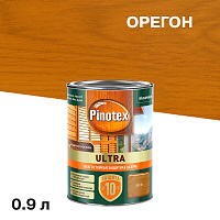 Антисептик Pinotex Ultra декоративный для дерева орегон 0,9 л