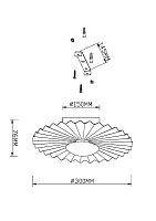 Настенный светильник (бра) Maytoni MOD233WL-L11BS3K