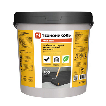 Праймер битумный универсальный водоразбавляемый Технониколь AquaMast 15 кг/17,3 л