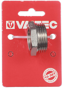 Футорка Valtec 1 НР(ш) х 3/4 ВР(г) латунная (VTr.581.N.0605)