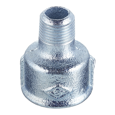 Муфта переходная Gebo Platinum (246-25V) 1 ВР(г) х 1/2 НР(ш) чугунная оцинкованная